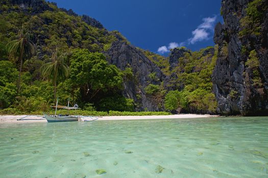 Untouched nature in El Nido, Palawan, Philippines