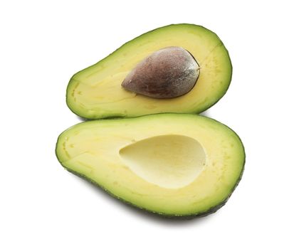 Avocado isolated on white background