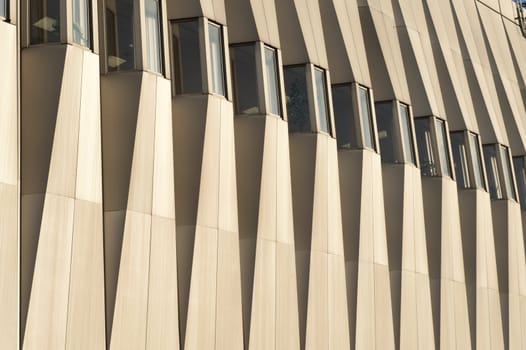 Element of a facade of a modern building