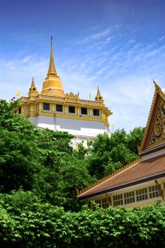 Golden Mount and Wat Saket,Thailand