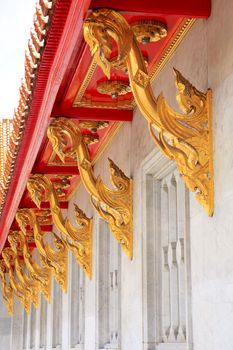 Thai temple in bangkok province, south of Thailand