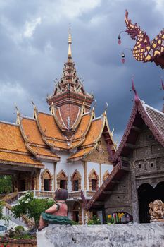 Beautiful temple in Chiang Mai.