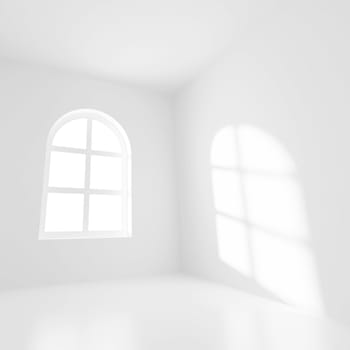 3d Illustration of Window Background or Wallpaper
