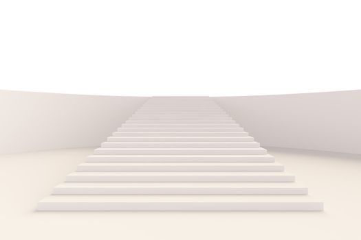 3d Illustration of Staircase Background or Wallpaper