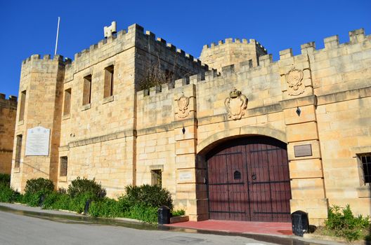 An old medieval castle in Malta