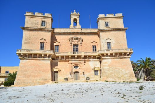 Selmun Palace in the limits of Mellieha in Malta