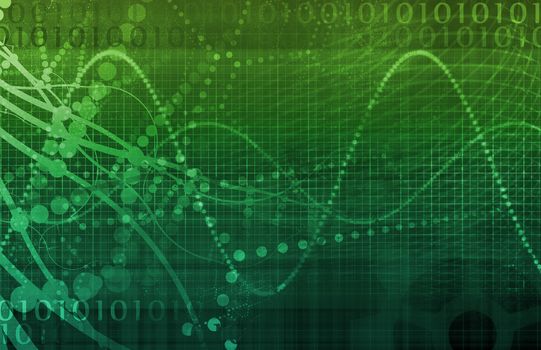 Security Network Data of the World Background