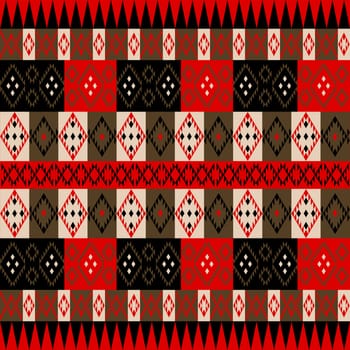 Ethnic red texture