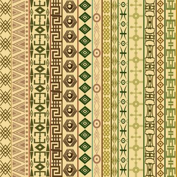 Textile fabric background with ethnic motifs