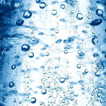 water bubbles close up background