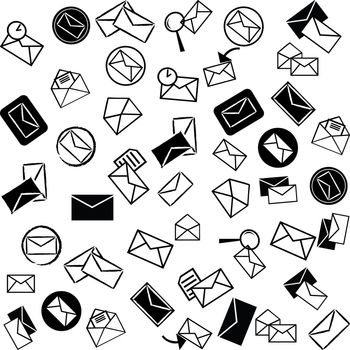 Mail icons background