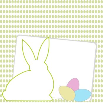 Happy Easter card with room for text