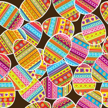 Easter background seamless pattern