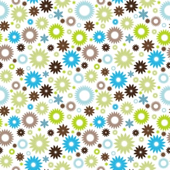 Floral pattern seamless background