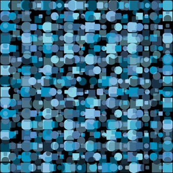 Abstract blue geometric shapes background