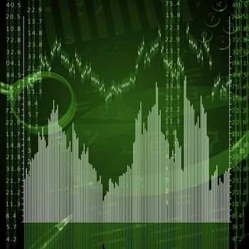 Colour business finance chart, diagram, bar, graphs