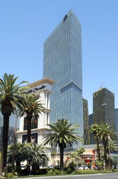 LAS VEGAS - may 29, 2012: Mandarin Oriental, Las Vegas, is a luxury 5 star hotel with 225 residences & 392 rooms located within CityCenter and is operated by Mandarin Oriental Hotel Group.LAS VEGAS - may 29, 2012