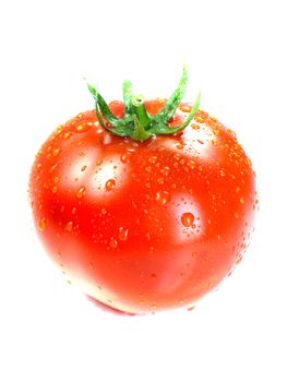 Fresh Red tomatoes isolated on white background