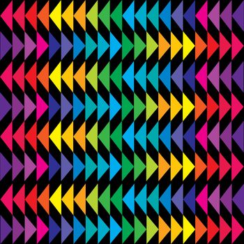 Colored triangle background in bright tones