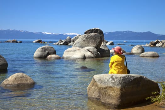 Visiting Lake Tahoe Nevada and California.