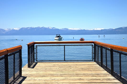 Lake Tahoe scenic beauty, California.