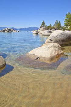 Lake Tahoe scenic beauty, California.