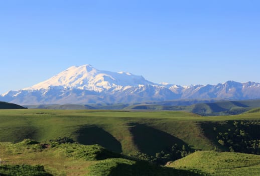Image with highest top of Europe Elbrus