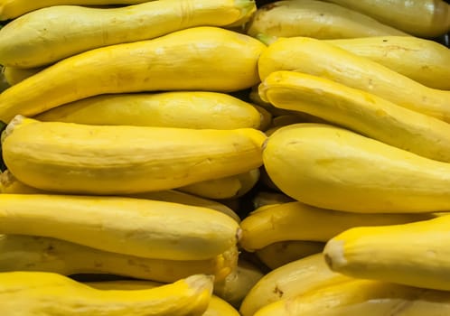 squash on display at farmers market