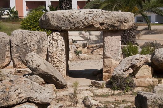 5000 year old temple on malta in the place Quawra