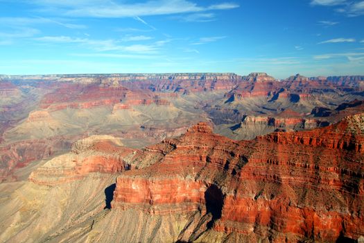 View of the Grand Canyon from the Mather Point in Arizona, USA.