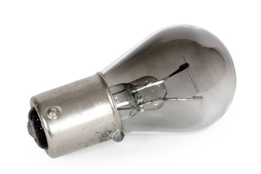 Light bulb, isolated on a white background