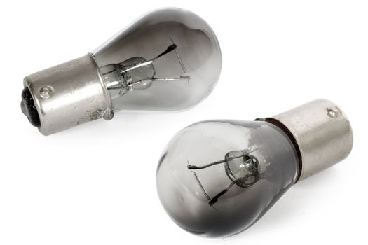 Light bulbs, isolated on a white background