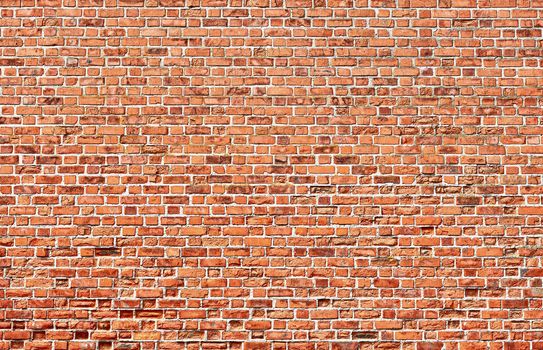 Background - brick red wall texture