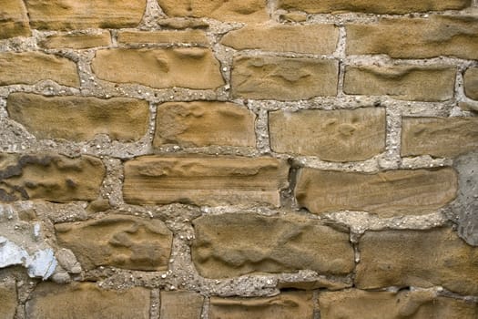Wall from a grey stone.