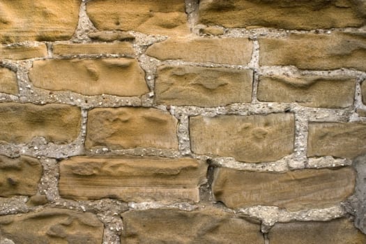 Wall from a grey stone.