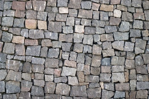 
Wall from a natural stone.