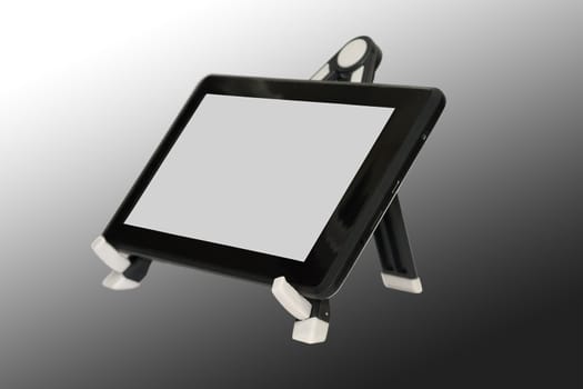 Touchpad or a digital picture viewer on a stand