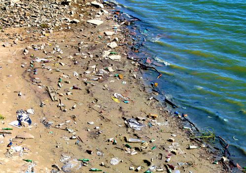 View on the Dirty and Litter Beach