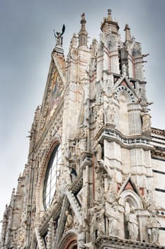 Details from Duomo in Siena, Italy