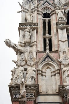 Details from Duomo in Siena, Italy