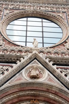 Details from Duomo in Siena, Italy