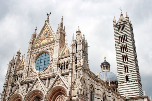 Details from Duomo in Siena, Italy