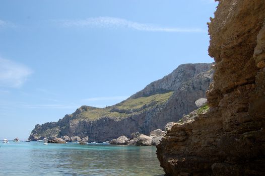 The bay and headland at Cala Figuera Formentor, Mallorca