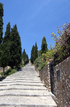 Calvary Steps at Pollensa, Mallorca, Spain