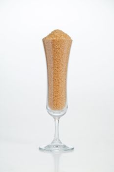 sugar in glass