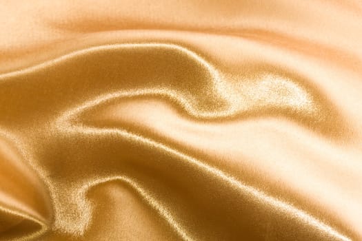 Golden satin texture, can be used as background