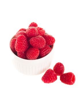 raspberry isolated on white background