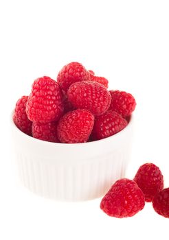 raspberry isolated on white background