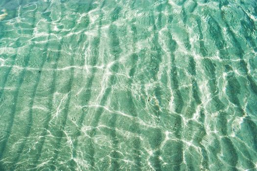 Transparent water of Mediterranean sea, Sardinia, Italy