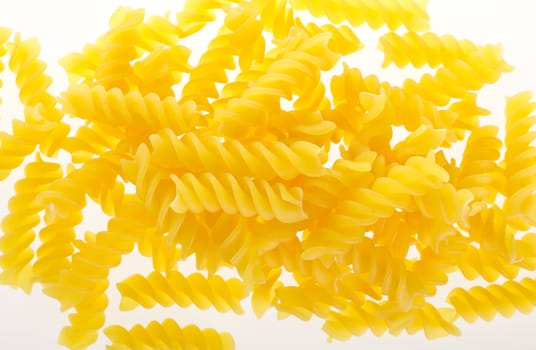 bowl of raw yellow macaroni